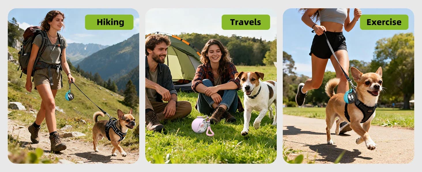 PfotenQuell beim Wandern, Reisen und Sport – Hiking, Travels, Exercise
